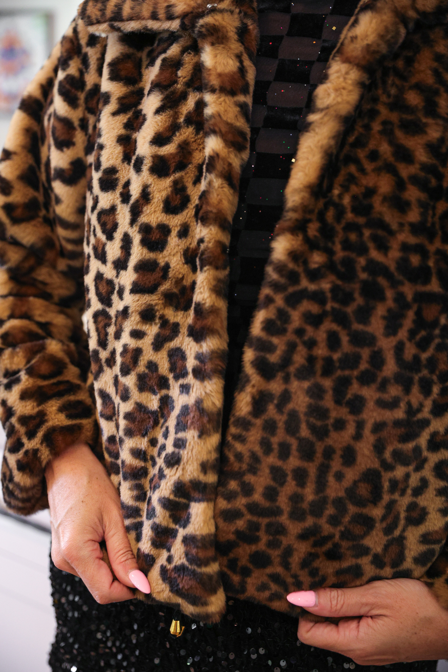 PREORDER-After Midnight Faux Fur Leopard Jacket