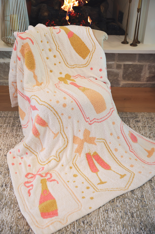 PREORDER-Bows & Bubbly Blanket