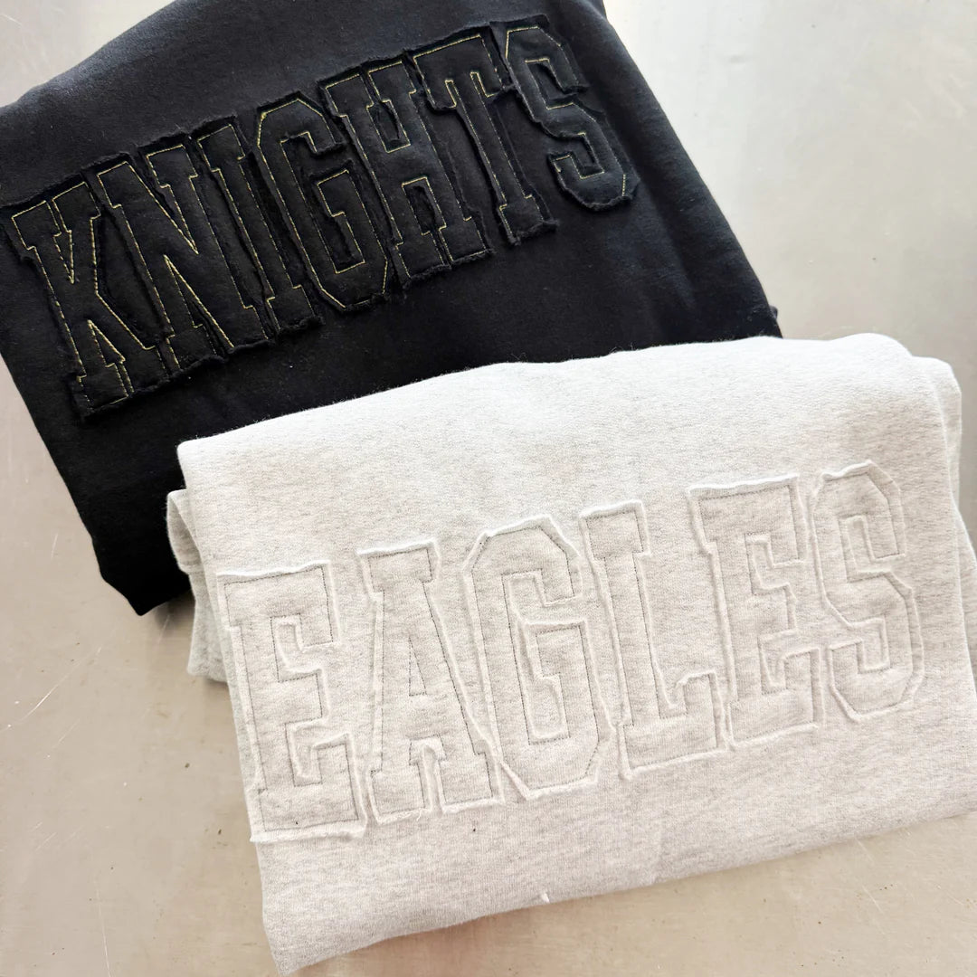 Custom Sweatshirt Appliqué