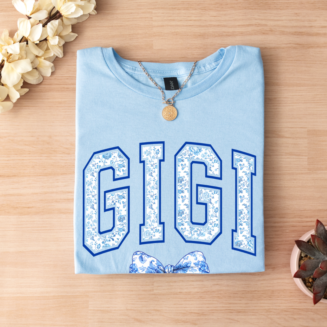 Gigi with bow