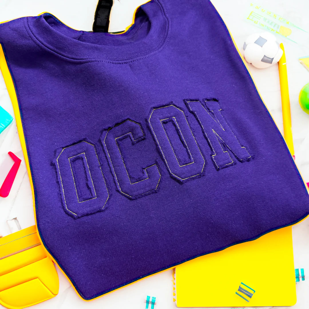 Custom Sweatshirt Appliqué