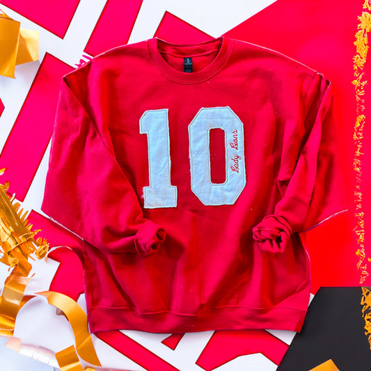 Custom Number / Letter Sweatshirt Appliqué