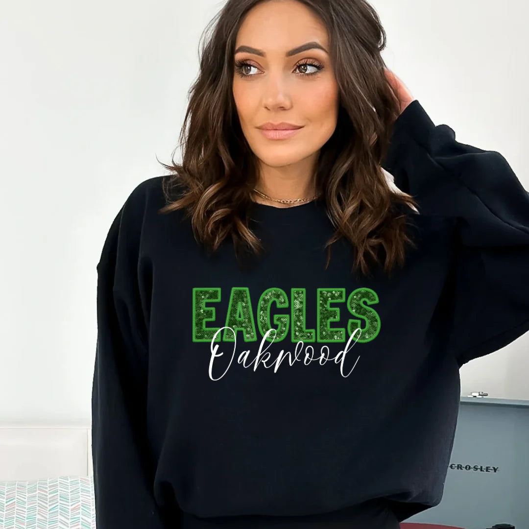 CUSTOM: Faux Sequin Team Sweatshirts