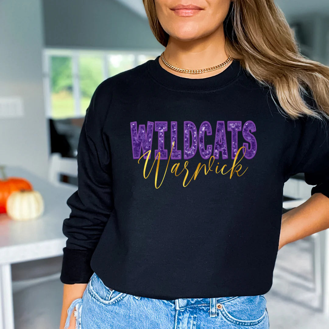 CUSTOM: Faux Sequin Team Sweatshirts