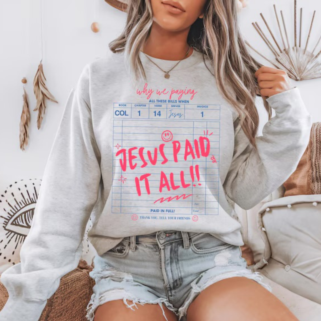 Jesus paid it all tab