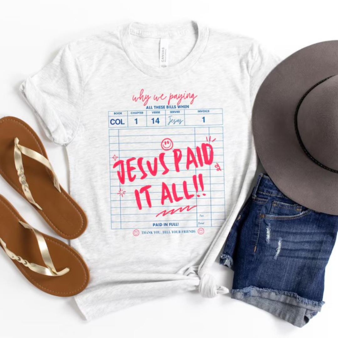 Jesus paid it all tab