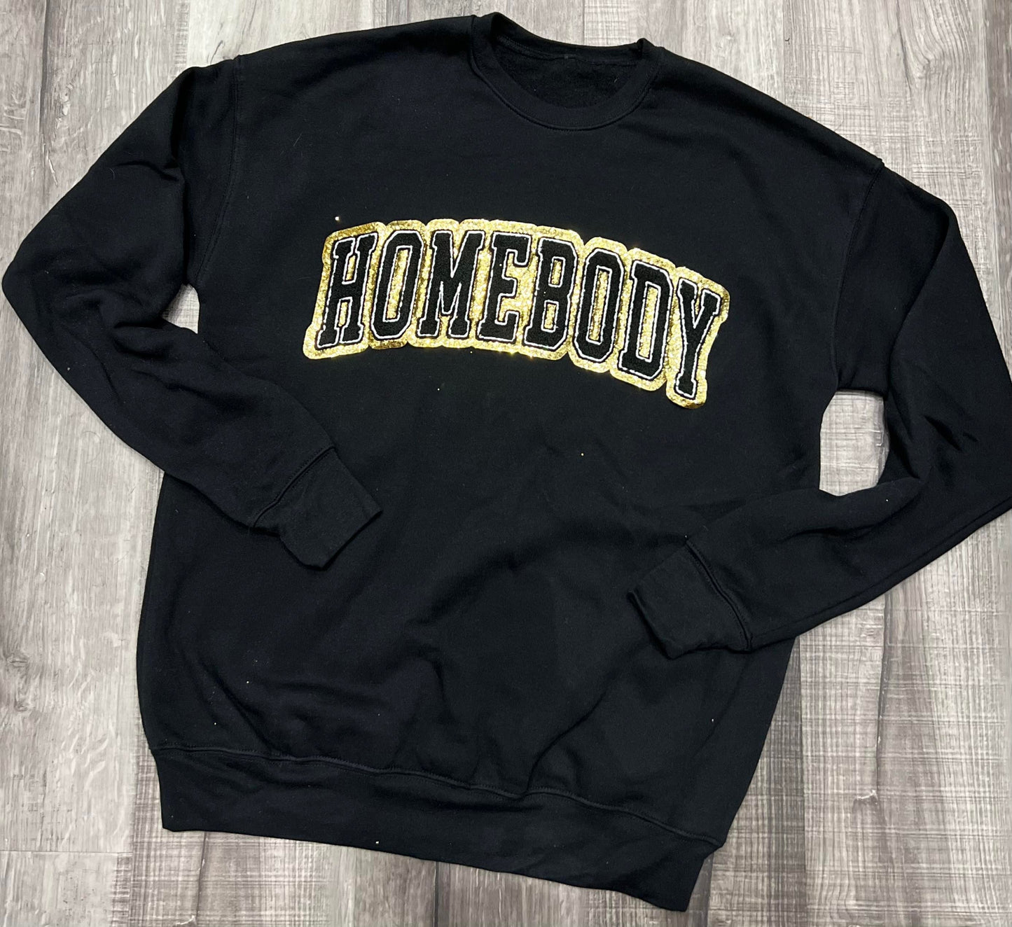 HOMEBODY Chenille Patch Sweatshirt