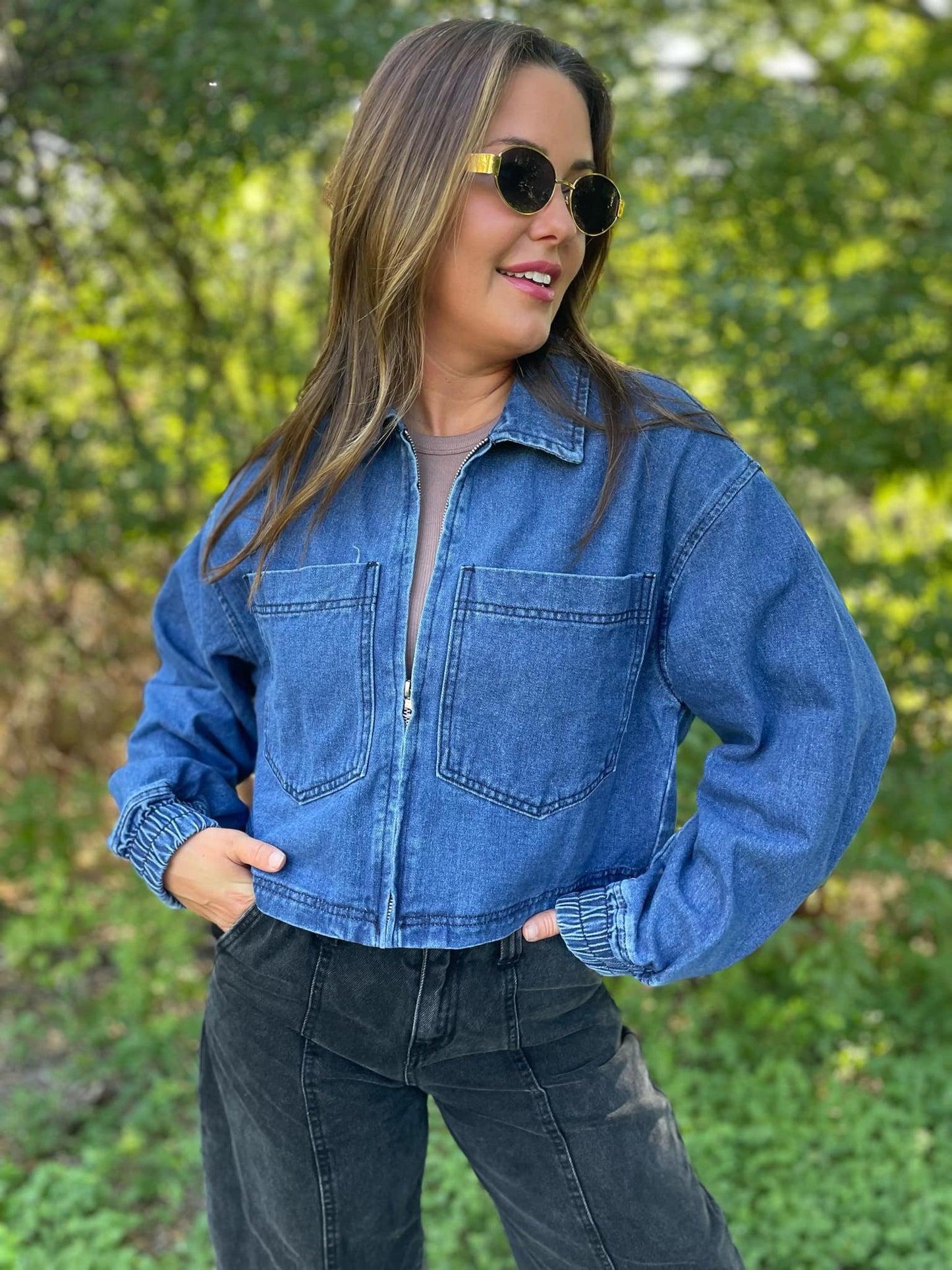 PREORDER: Oversized Pocket Denim Jacket