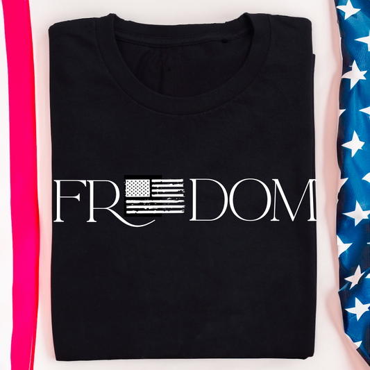 Freedom with Flag