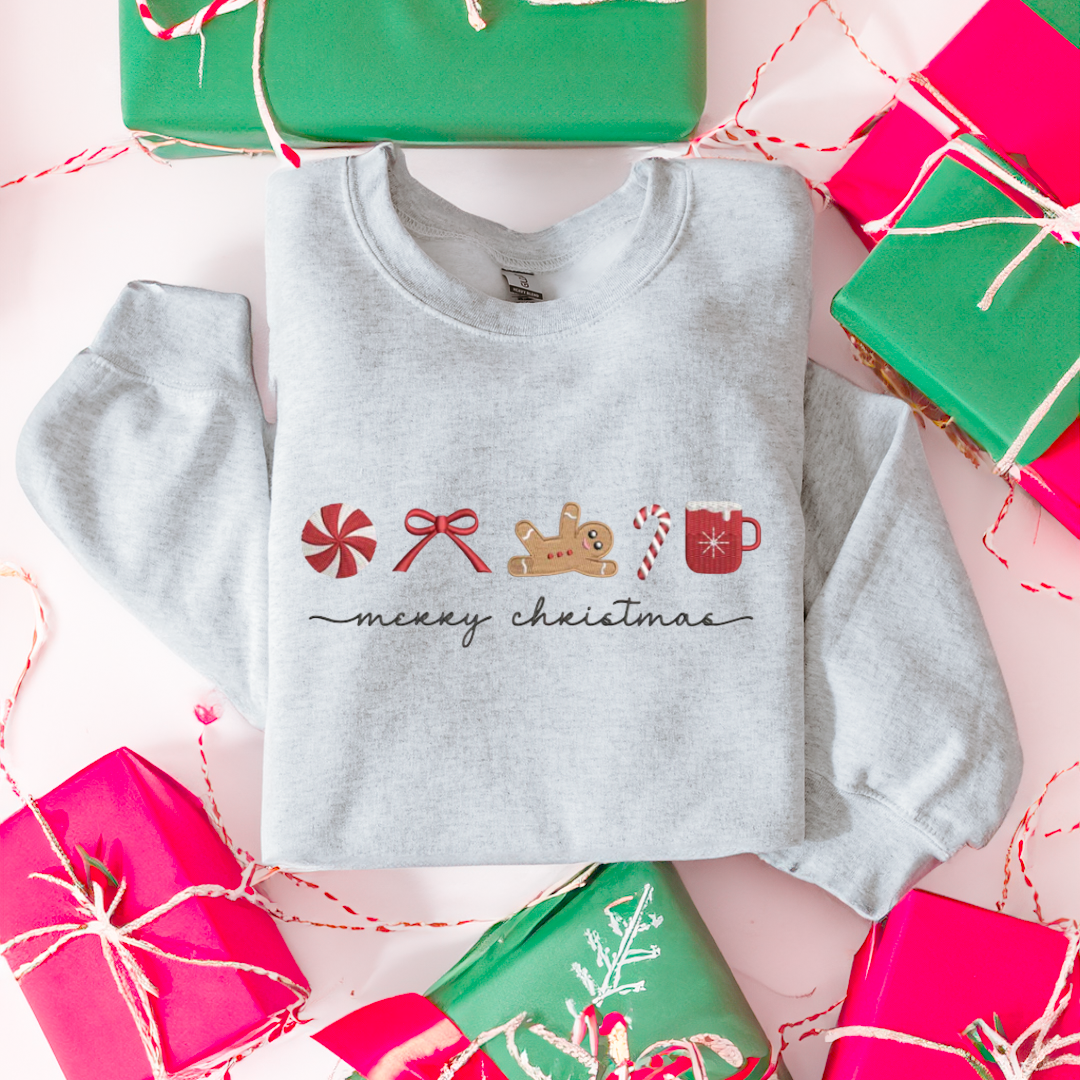 Merry Christmas Things - Embroidered