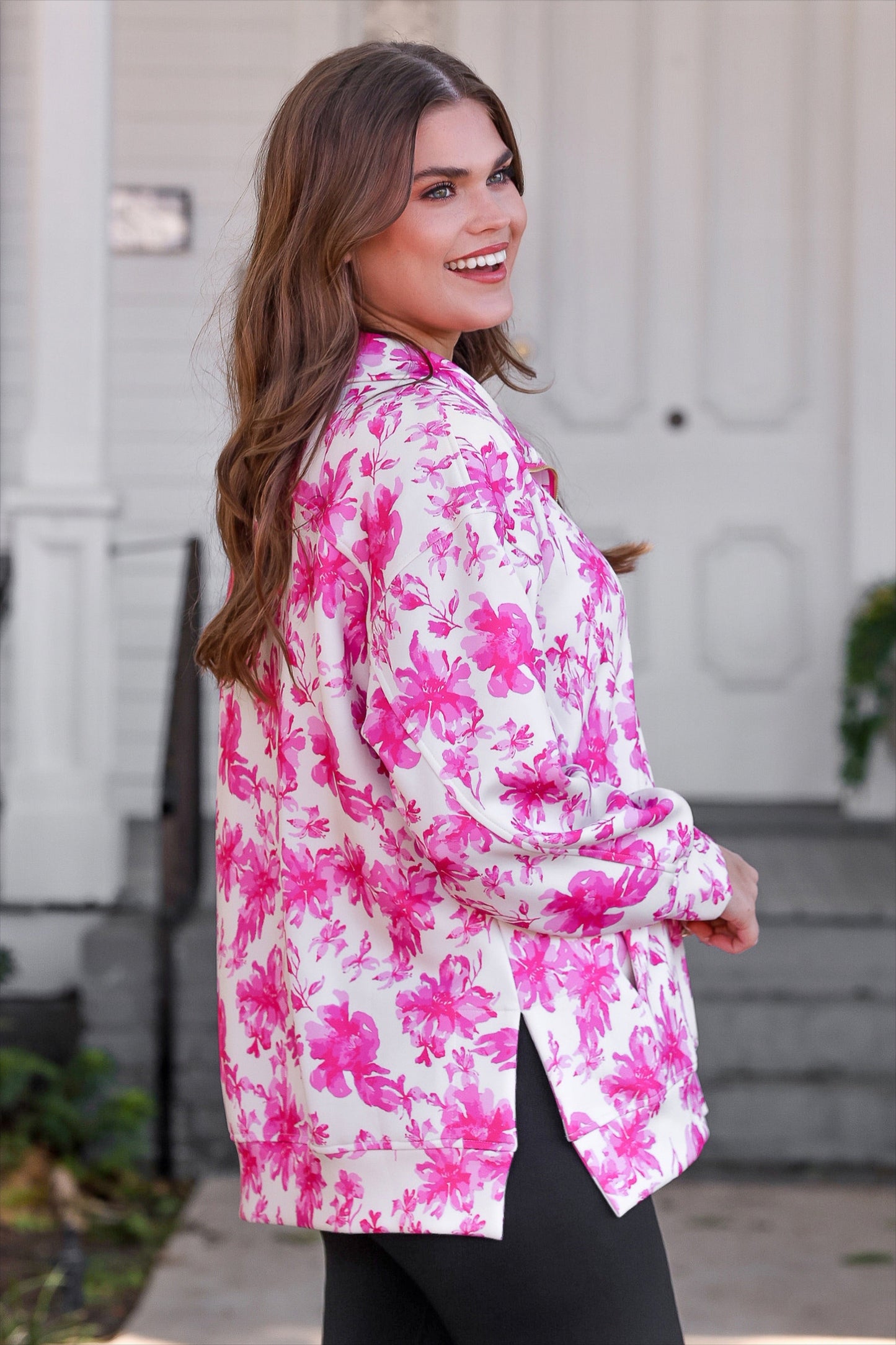 PREORDER- Everyday Pullover- Pink Regal Blossom